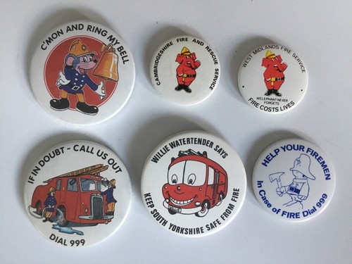 Six firefighter firemen - six,