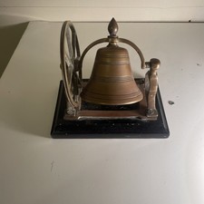 Vintage Brass Bell With Fly