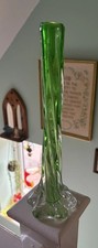 Bright Lime Green Murano Glass