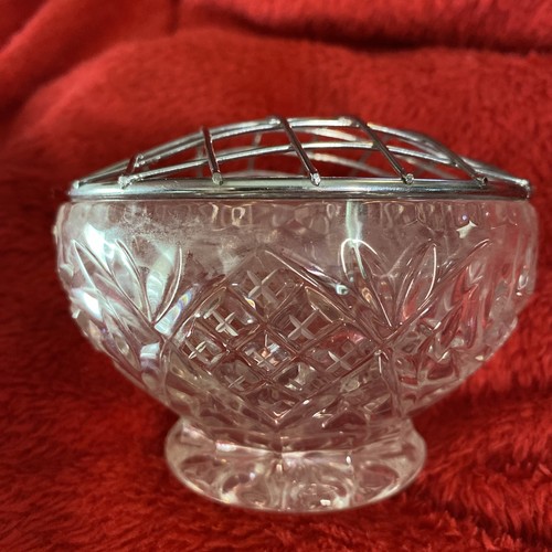 Rose bowl crystal - bowl,