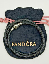 Genuine Pandora Black Leather