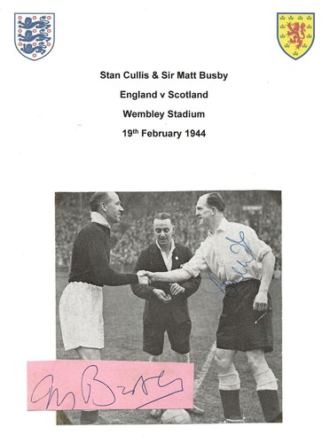 Matt busby scotland int - &, stan