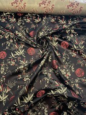 1 M  Black gold floral