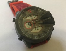 diesel men's dz4551 red