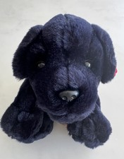 Keel Toys Black Plush Labrador Puppy Dog Approx 10" Long
