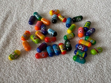 Ja-Ru 2004 Mighty Beanz Set x 34 Jumping Beans GREAT COLLECTION