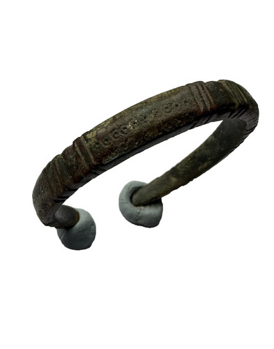 Ancient roman bronze - roman, decorated
