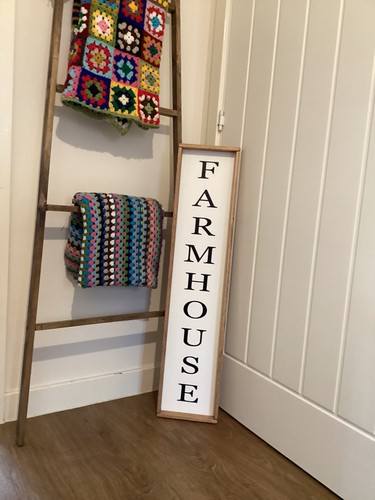 Large new farmhouse - new, framed