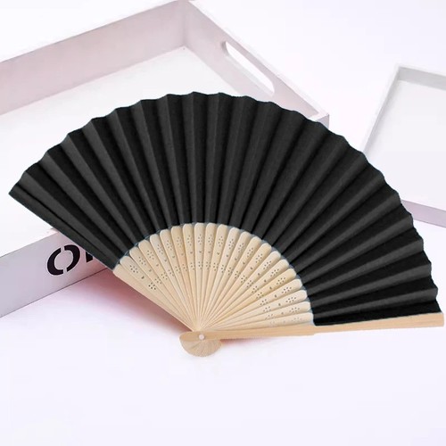 Spanish folding hand fan - folding,