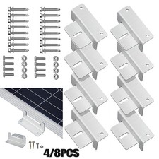 4/8 Solar Panel Z Bracket Mounting with Stainless Fixings Caravan Roof motorhome