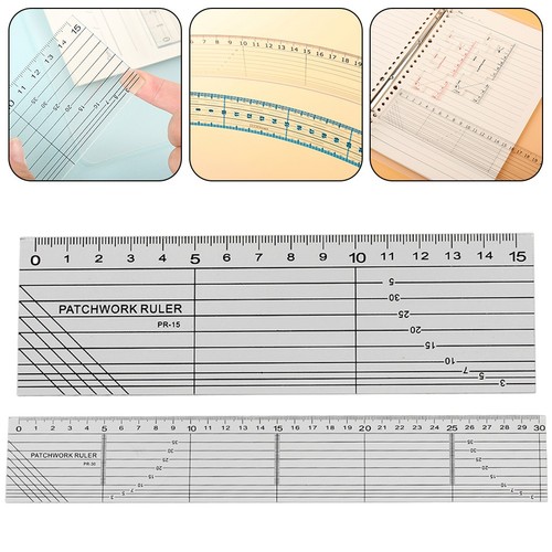Transparent tailor ruler ideal - transparent,