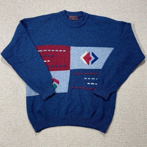 Vintage lambswool jumper mens - lambswool,