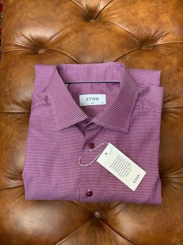 Eton plum purple shirt - purple,