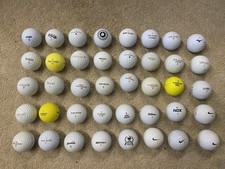 40 x Miscellaneous Brand Grade B Golf Balls (Used)