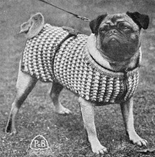 DOG COAT /  3 sizes - 8ply or