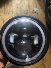 cafe racer Motorcycle headlight And Aluminium 50-51mm Fork clamps. Cafe Racer