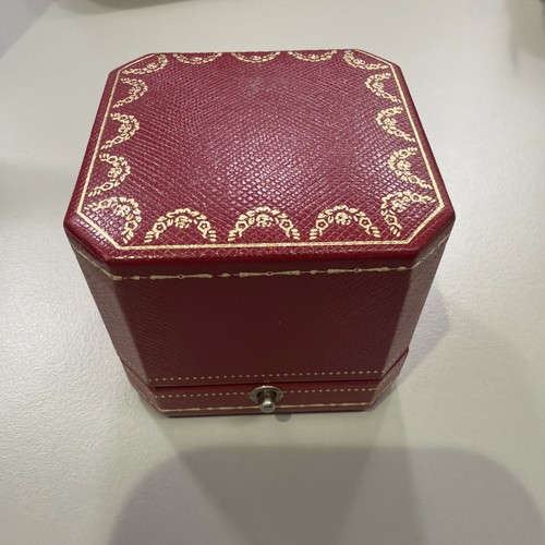 Cartier vintage ring box - cartier,