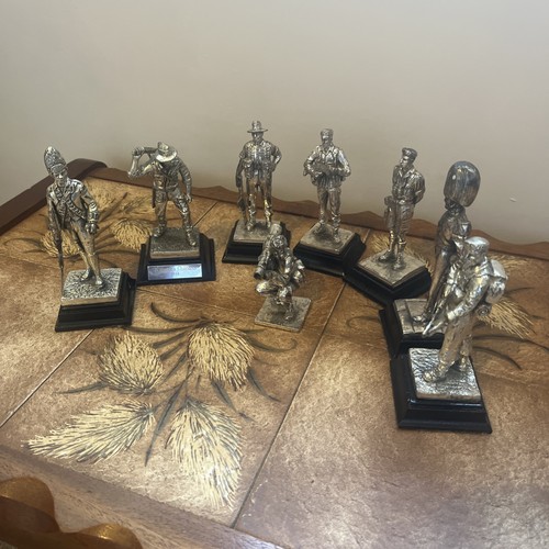 Various metal army figures - various,