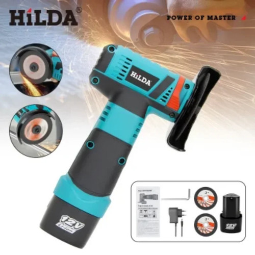 Hilda 12v mini angle grinder - 12v,