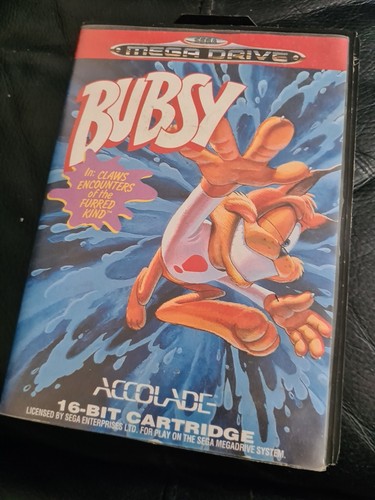 Sega megadrive bubsy boxed - bubsy,