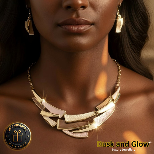 Luxury multicolor jewelry set - multicolor,