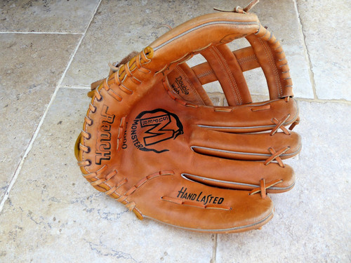 Vintage lather baseball glove - vintage,
