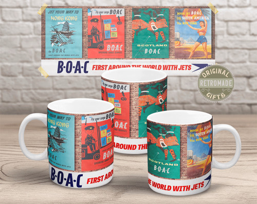 Boac vintage travel posters - boac,