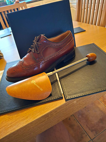 Loake men brown - brown, leather