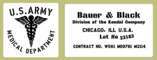 Medical stencil set, Bauer &