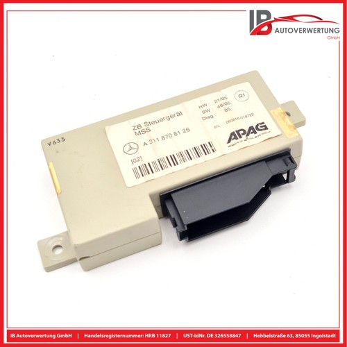 Ecu mss a2118708126 - mss,