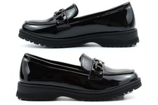 Girls School Shoes Slip On