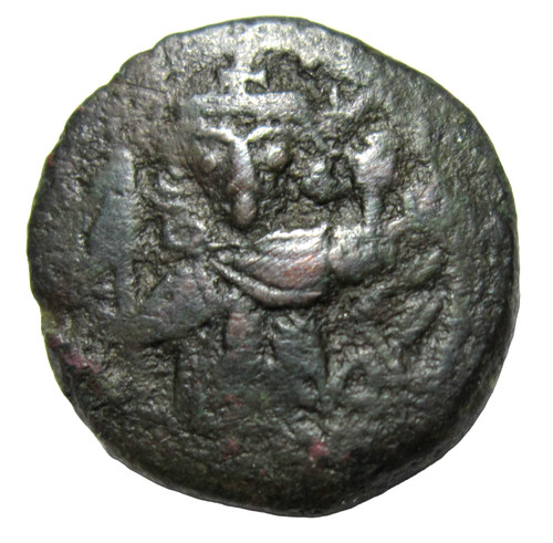 Arab byzantine bronze fals - bronze,