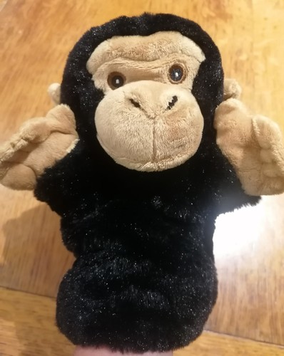 Chimpanzee monkey hand puppet - chimpanzee/monkey,