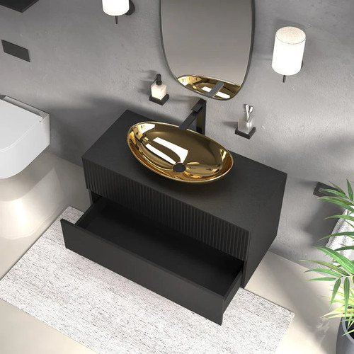 Addison gold oval - gold, countertop