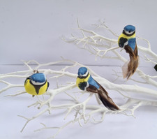 3 Artificial Blue Tit Fake