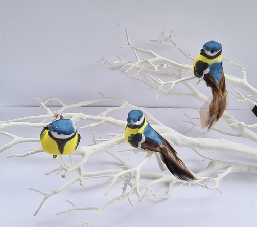 Artificial blue tit fake - artificial,