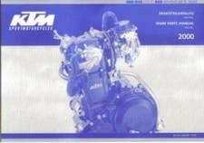 2000 KTM 400 640 LC4-E 640 Adventure R Duke Engine Spare Parts Manual : 320498
