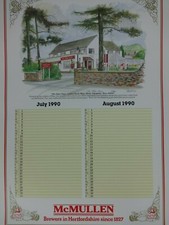 Vintage Pub Calendar McMullen