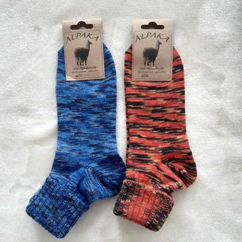 Pairs soft alpaca socks - soft,