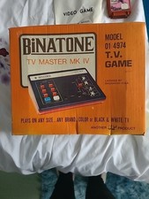 Vintage BOXED Binatone TV Master MK 4 IV Model 01 4974 TV Game Console untested