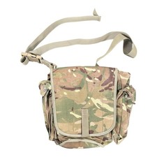 British Army Field Pack MTP Hunting Shoulder Bag Respirator Case Molle Haversack