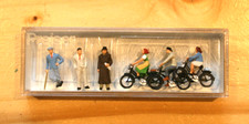 PREISER STREET SCENE c.1936 Passers-By and Cyclists HO 1/87 Figures 12484