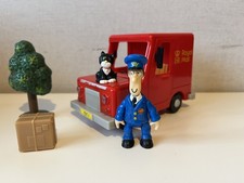 Postman Pat Royal Mail Van Push Along Toy vehicle & Posable Figure