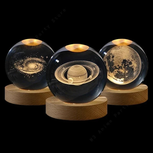 Crystal ball night light - crystal,