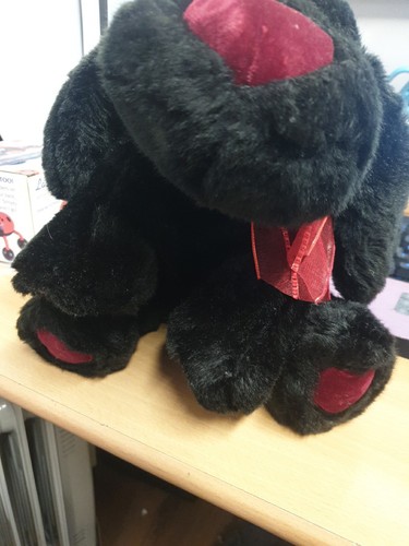 Floppy dog black - dog, 10"