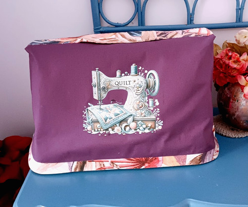 Sewing machine dust cover