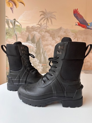 Hunter balmoral combat boots - combat,