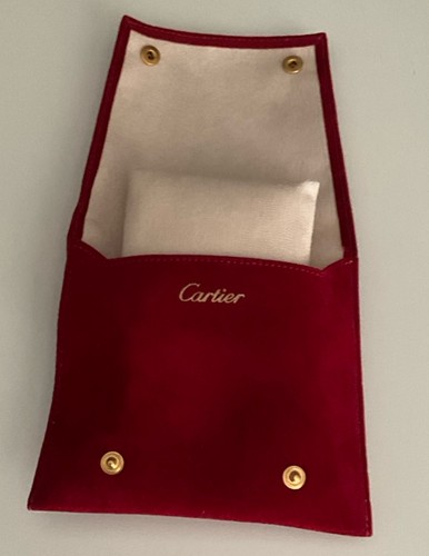 Genuine cartier red pouch - genuine, &