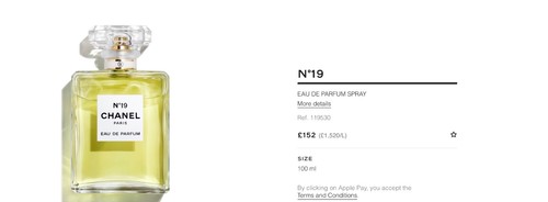 Chanel 100ml edp bnib - no,