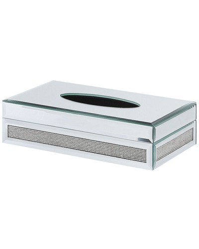 Mirrored tissue box - mirrored, holder